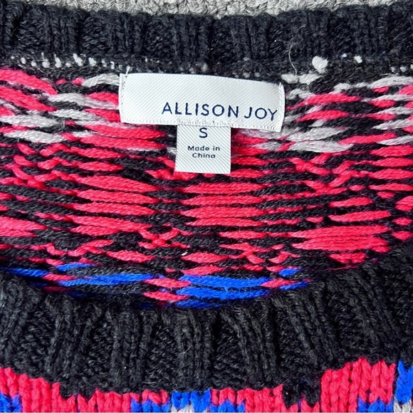 Allison Joy Chunky Knit Multi Color Sweater Small - Picture 5 of 9